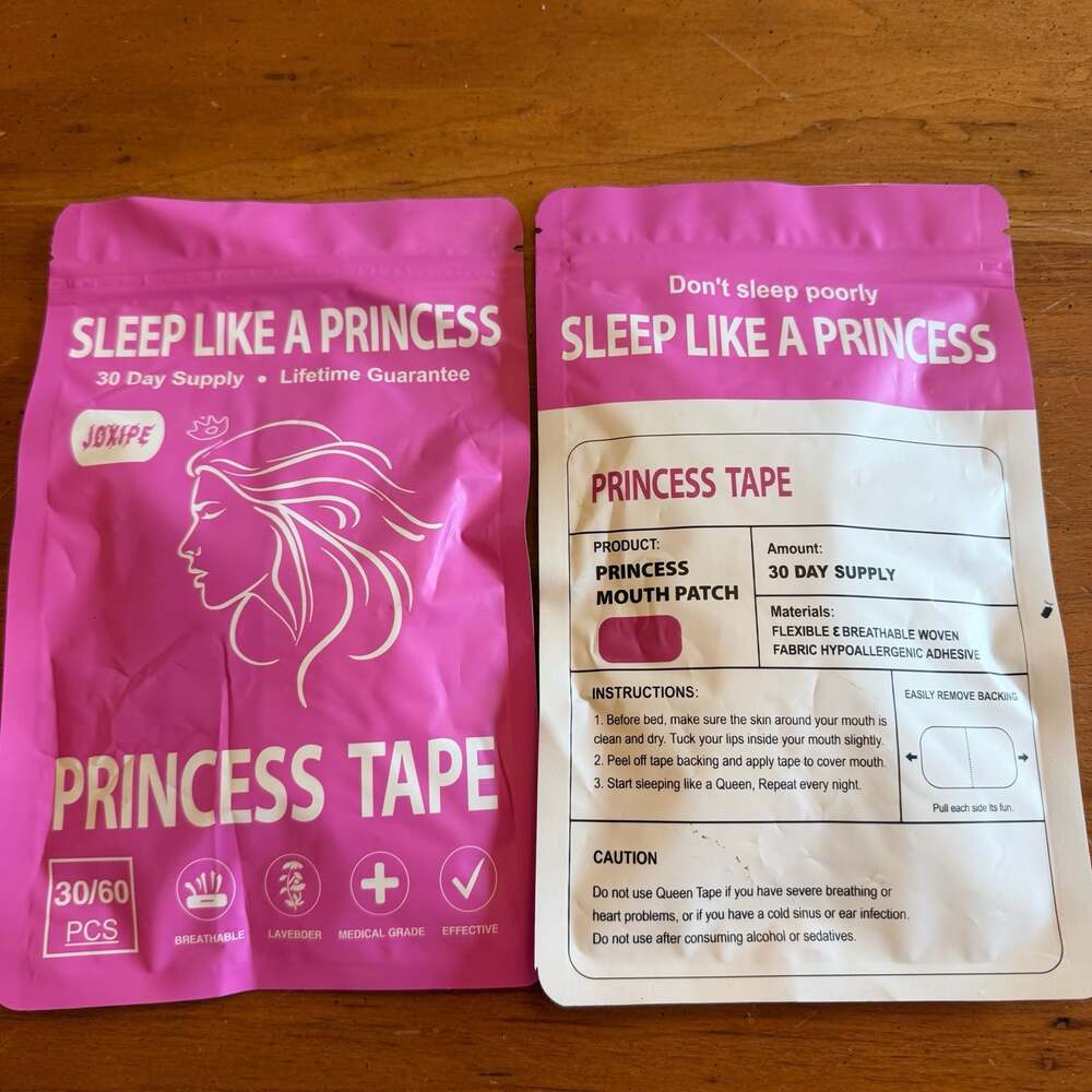 Joxipe Princess Tape Mouth Patches - 60 Count Sleep Strips